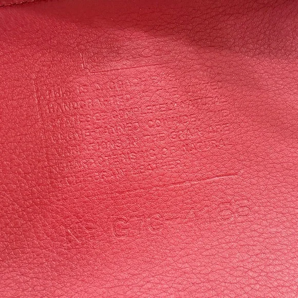 Vintage COACH Red Leather SoHo Eldridge Hobo Shoulder Bag - Picture 6 of 9